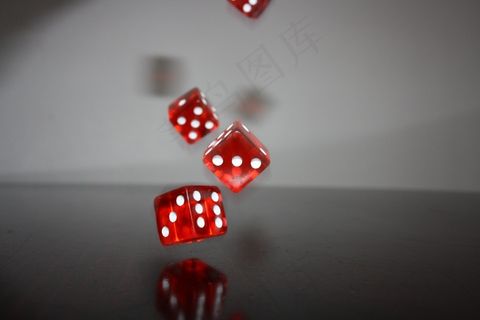 多维数据集，红色，播放，点