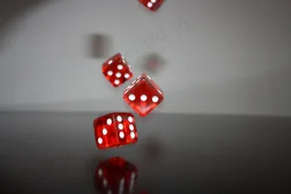 多维数据集，红色，播放，点