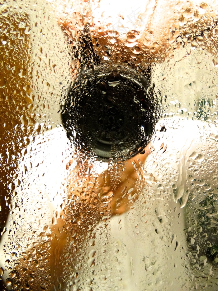 摄影师，照片，水滴，镜像