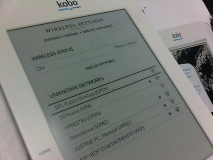 Kobo Wifi无线设置