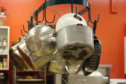 厨房，商业，锅，锅，漏勺，工业