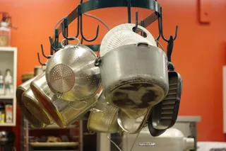 厨房，商业，锅，锅，漏勺，工业