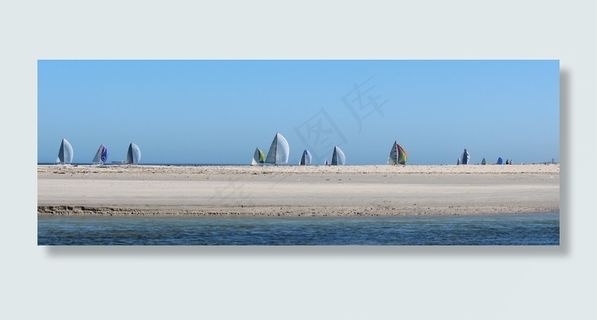 帆船，帆船赛，沙，海，海滩，帆