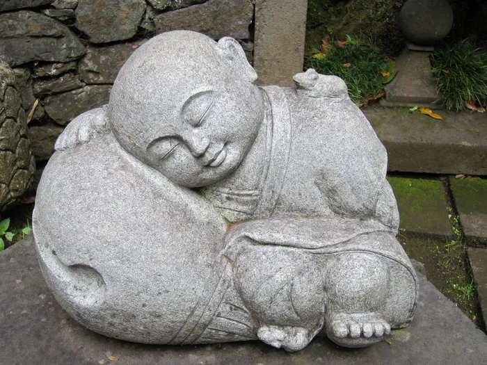 佛，雕像，石头，亚洲，冥想，睡眠