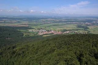 远景，前景，位置，村庄，罗斯脸颊