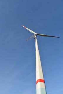 风车，能源，生态能源，风力发电，天空，蓝色