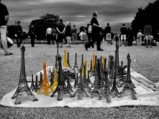 巴黎，法国，艾菲尔铁塔，具有里程碑意义