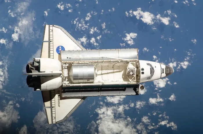 航天器，空间，航天飞机，努力，以上，Iss