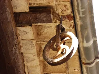 皮带轮，老，年份，屋顶，Cabrestrante，机制