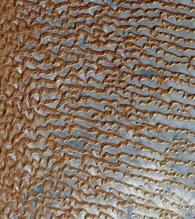 沙漠，沙丘，沙丘，沙丘海，鸟瞰图