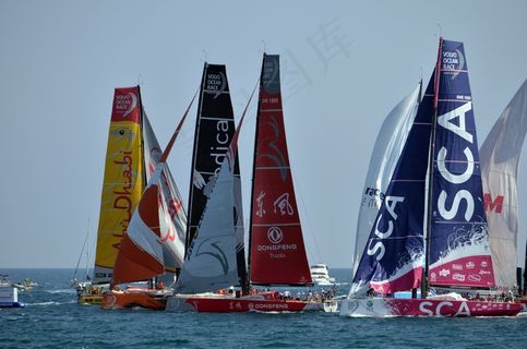 帆船赛，沃尔沃环球帆船赛，帆船，海，海洋