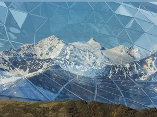 山，抽象，自然，景观，伟大