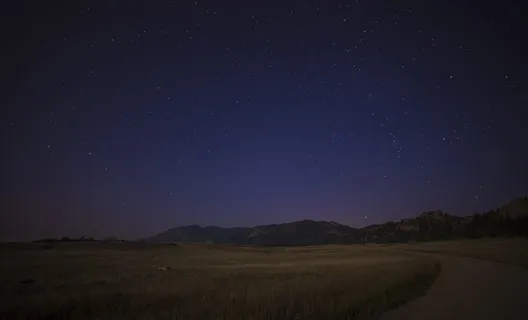 星星，天空，繁星点点，夜，自然，风景，蓝色