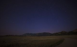 星星，天空，繁星点点，夜，自然，风景，蓝色