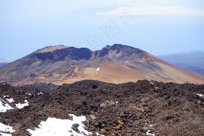笔克维耶荷，火山，火山口，火山口，山