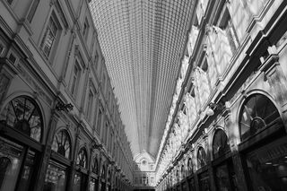 Flâneur,建筑,酒店大厅,轿车,阅览室,购物中心的黑白图像