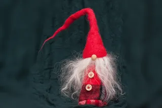 矮人，侏儒，手工劳动，圣诞节装饰品