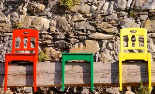 椅子，坐，木，自然，艺术，古雅，舒适，休息