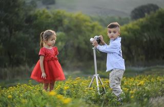 儿童，模型，可爱，女孩，女性，肖像，婴儿，男孩