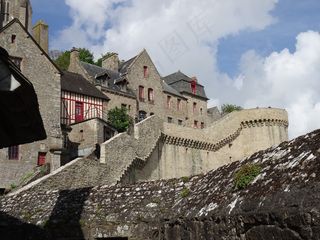 圣米歇尔山，城堡，法国