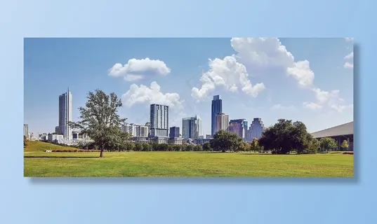 城市，天际线，摩天大楼，现代，建筑物