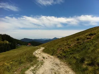 离，山，天空，蓝色