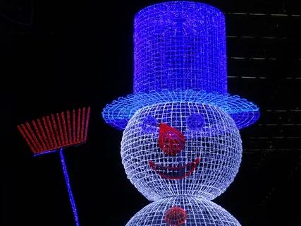 雪人，圣诞节，来临，圣诞节的时候