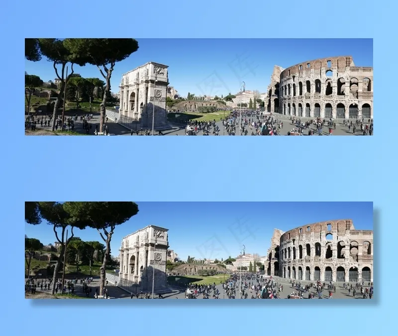 斗兽场，罗马，圆形剧场，具有里程碑意义，建筑，老