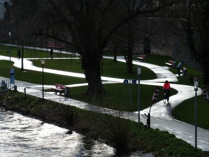 自行车道，自行车道网，街道，道路网