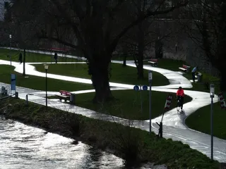 自行车道，自行车道网，街道，道路网