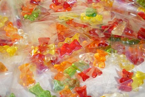 软糖熊，包装，香囊，米粉，玻璃纸