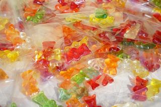 软糖熊，包装，香囊，米粉，玻璃纸