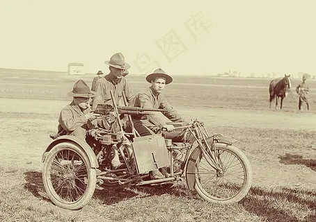 摩托车,士兵,童子军,印度摩托车,武装 摩托车,士兵,童子军,印度摩托车,武装