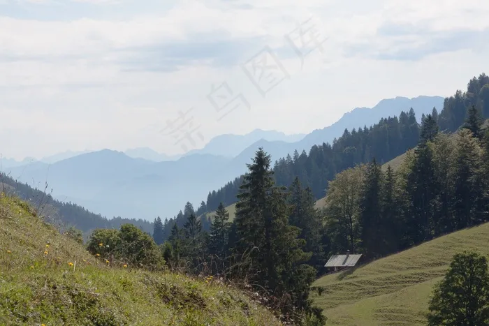 山，高山，上巴伐利亚行政区，苏德尔费尔德，Alm