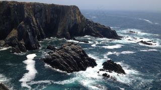海洋,风景,工艺品,天空,山峦,海自然海洋岩石