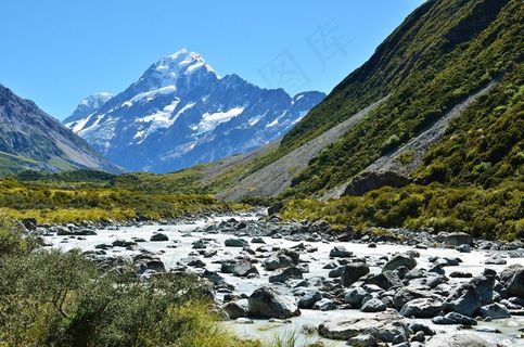 雪山，风景，欧美
