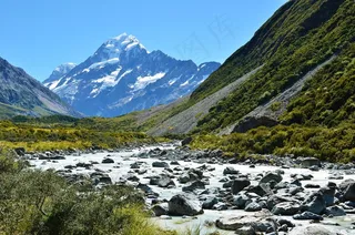 雪山，风景，欧美