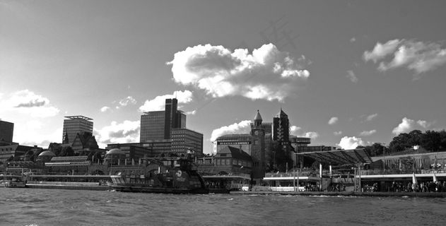 汉萨同盟城市Landungsbrücken汉堡港