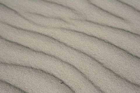 海滩，沙子，风结构在沙子，沙漠