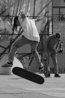 滑冰，溜冰者，滑板，男子，人，酷