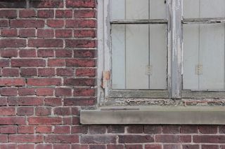 窗口，墙，老，关闭，石头，建筑，砖