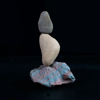 石塔，平衡，石头，休息，力量