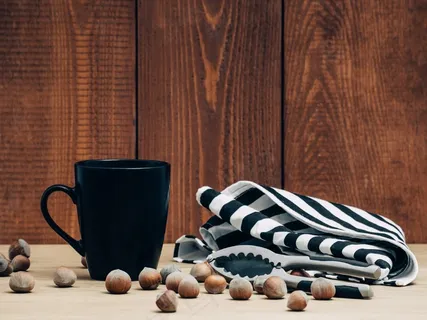 杯子，坚果，表，饮料，Cup，饮料，巧克力，茶