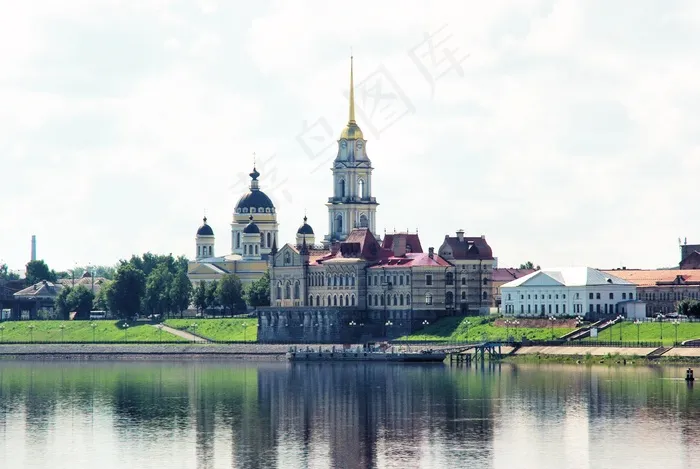 雷宾斯克，伏尔加河，纪念碑，景观