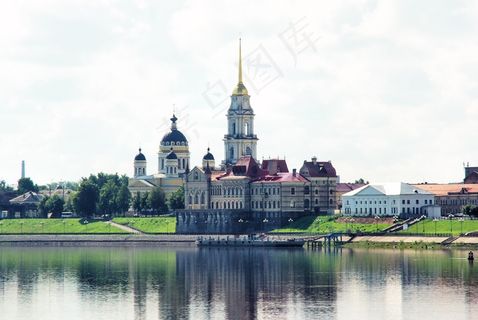 雷宾斯克，伏尔加河，纪念碑，景观
