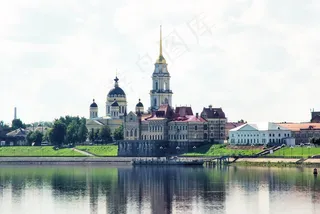 雷宾斯克，伏尔加河，纪念碑，景观