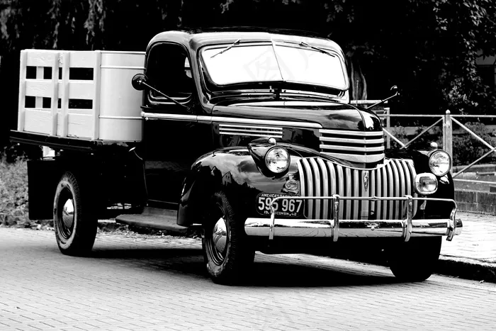 汽车，雪佛兰，货车，建于1942年，美国
