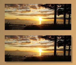 阿拉斯加，库克湾，沿海，风景，海洋