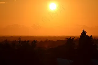 日落，加的斯，安大路西亚