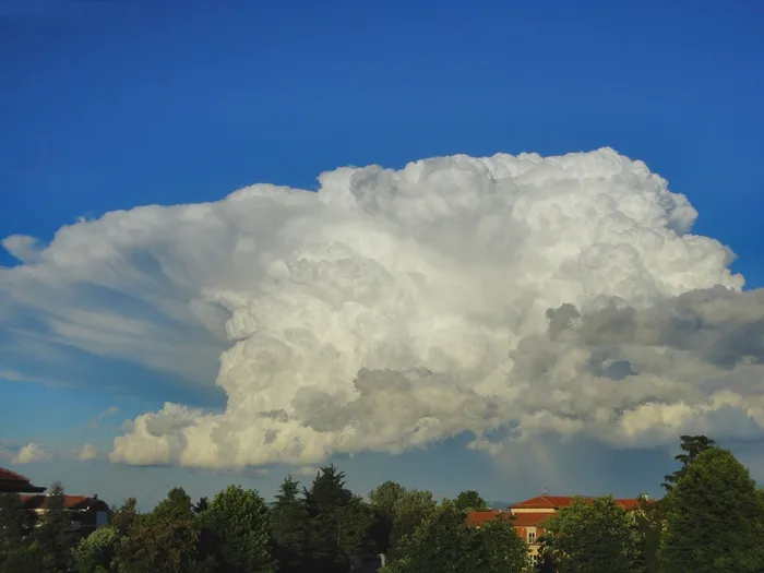 云，天空，白，云，蓝色，奇怪